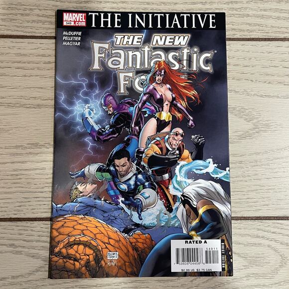 Marvel 2007 The New Fantastic Four 7 Comic Book Lot The Initiative 544-550 - Picture 7 of 8